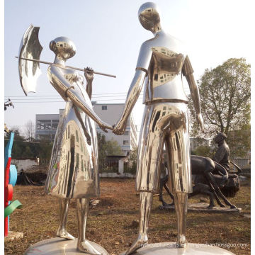 2016 Nueva Escultura De Acero Inoxidable De Alta Calidad Sobre La Estatua De Amor